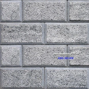 Đá băm đen soi cạnh 10x20 cm