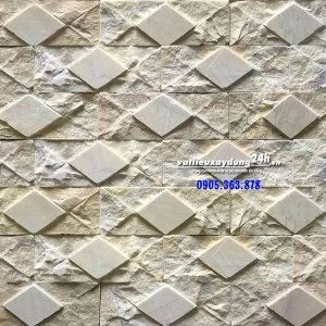 Đá chẻ caro vàng 7x20 cm