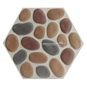 Đá suối Đa sắc Vĩnh Cửu 40x40 cm