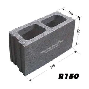 Gạch block xây tường R150