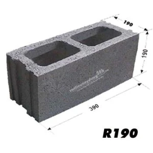 Gạch Block xây tường R190