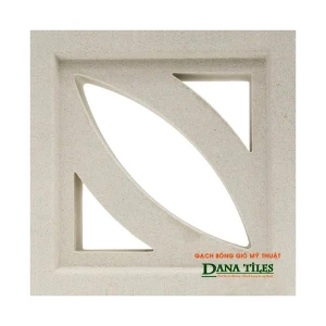 Gạch bông gió DanaTiles D01 màu trắng