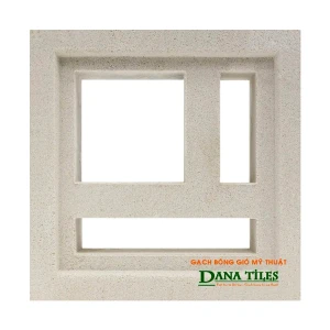 Gạch bông gió DanaTiles D02 màu trắng