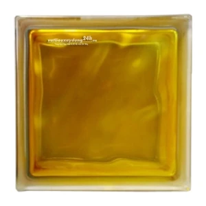 Gạch kính lấy sáng màu vàng