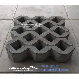Gạch trồng cỏ 3 lỗ nhám