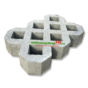 Gạch trồng cỏ 8 lỗ nhám
