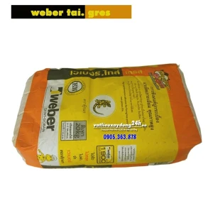 Keo dán gạch Weber.tai gres xám