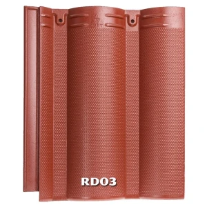 Ngói màu Ruby RD03 - Đỏ đậm