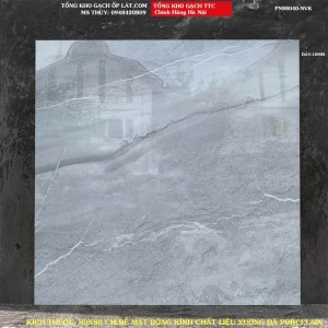 Gạch lát nền màu xám vân đá TTC 80X80 PN88040 Loại A1