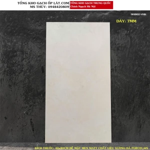 Gạch ốp tường màu be vàng Trung Quốc 40x80 M4802