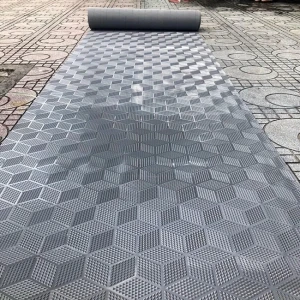 Thảm su trải sàn chống trơn 3D kim cương 1.2mx15m loại DD002 DNG