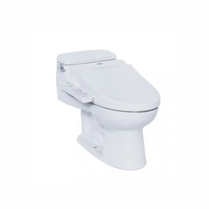 BÀN CẦU MỘT KHỐI TOTO MS864W7 XW KÈM NẮP RỬA ĐIỆN TỬ WASHLET TCF6631A (220V)