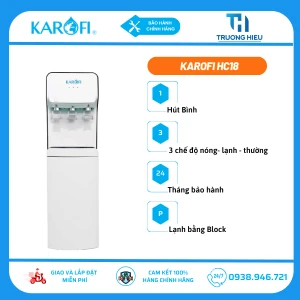 Cây Nước Nóng Lạnh Karofi HC18 ( Hút Bình)