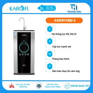 Máy lọc nước Karofi thông minh K8IQ-2.0 8 cấp lọc