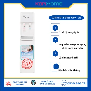 MÁY LỌC NƯỚC NÓNG LẠNH KORIHOME SERIES 9 WPK-915