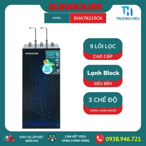 Máy lọc nước R.O nóng lạnh SUNHOUSE SHA76215CK