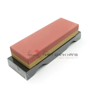 Đá mài 2 mặt NANIWA NHẬT BẢN - độ nhám 1000/ 3000 có đế - Đá không nung