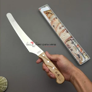 Dao cắt bánh mì lưỡi cưa Nisaku 240mm