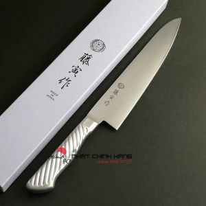 Dao TOJIRO PRO Gyutou 210mm FU-889 - cán inox - ghép 3 lớp hợp kim DP Cobalt - Nhập Khẩu Nhật Bản