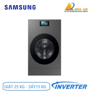 Máy giặt sấy Samsung Inverter giặt 25 kg - sấy 15 kg WD25DB8995BZSV
