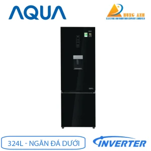 Tủ lạnh Aqua Inverter 324 Lít AQR-B379MA(WGB)
