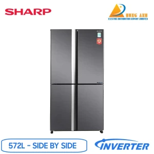 Tủ Lạnh Sharp Inverter 572 Lít SJ-FX640V-SL
