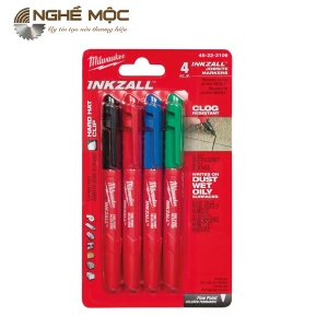 Bộ bút đánh dấu Milwaukee 4 màu mực 48-22-3106