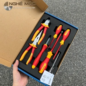 Bộ đồ nghề 7 món cách điện 1000V VDE đa năng Bosch mã 1600A02NG3