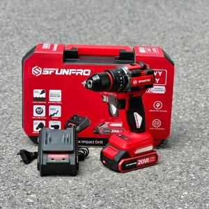 Máy khoan pin 20V đầu 10 có búa SFUNPRO S20 DCR10A