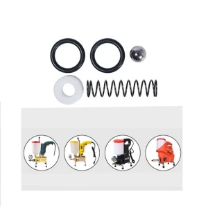 Ron trắng đen bi lò xo của máy bơm keo