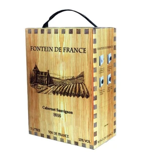 Rượu Vang Bịch Fontein De France 3L