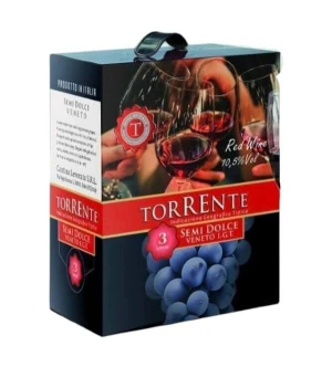 Rượu Vang Ngọt Torrente Bịch 3L