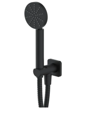 BỘ TAY SEN TRÒN CÓ GIÁ ĐỠ VÀ CO NỐI NƯỚC DIVINI DVR-8701-BL