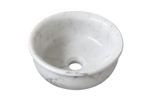 Chậu đá marble trắng KANLY - MAR63V - maotrung.com