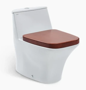 [Hàng trưng bày] Bồn cầu một khối, nắp gỗ NAHM NICE - SVN28104105N01 - maotrung.com