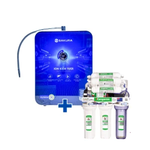 Máy lọc nước để gầm tích hợp máy lọc nước ion kiềm để bàn KG100HA SKB200