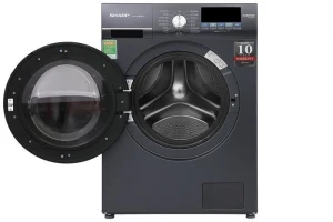 Máy giặt Sharp ES-FM90CB-SB | 9kg cửa ngang inverter