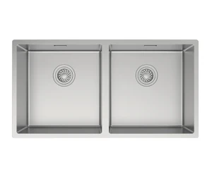 Chậu bếp Inox Hafele Satin R10 HS24-SSN2S-870 567.24.437