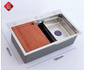 Chậu Euromax inox 304 cao cấp EMS7846