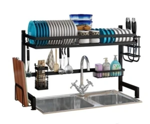 Kệ chén dĩa Euromax đa năng Inox sơn tĩnh điện 1 tầng EU85N