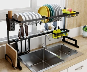 Kệ chén dĩa Euromax đa năng Inox sơn tĩnh điện 850mm ĐN85N