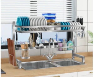 Kệ chén dĩa Euromax đa năng Inox304 mờ cao cấp 1 tầng EU85