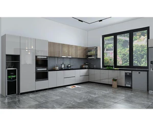 Tủ bếp Cánh Acrylic bóng gương ( An Cường không line )