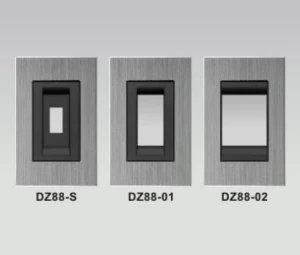 Mặt dùng cho MCCB, át 1 tép và 2 tép - nhômnguyên khối vân xước A88