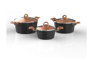 Bộ 3 nồi Ceramic đáy từ Sunhouse SHG2003MCA