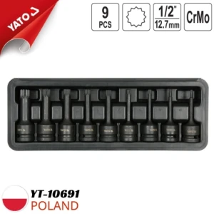 Bộ 9 đầu khẩu 1/2