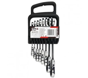 Bộ cờ lê đảo chiều lắc léo 8 chi tiết 8-19mm YATO YT-16967