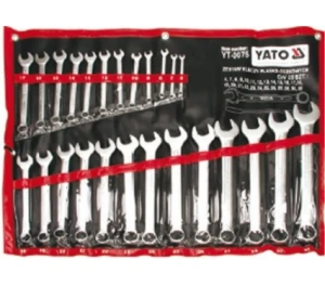 Bộ cờ lê vòng miệng hệ mét 25 chi tiết 6-32mm Yato YT-0075