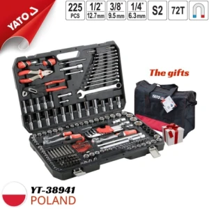 Bộ đồ nghề sửa chữa ôtô chuyên dụng 225 Món Yato YT-38941 - Ba Lan