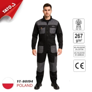 Bộ quần áo bảo hộ lao động liền quần size S - XXXXL Yato YT-80194